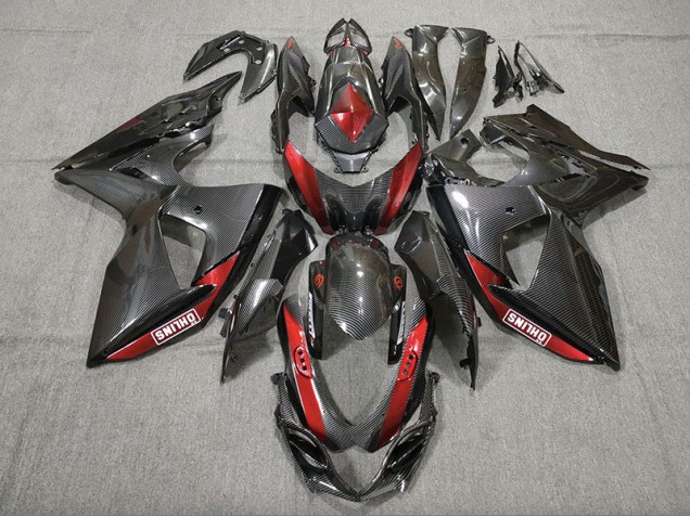 Kohlefaser Rot 2009-2016 Suzuki GSXR 1000 Motorrad Verkleidungen Kohlefaser Rot 2009-2016 Suzuki GSXR 1000 Motorrad Verkleidungen
