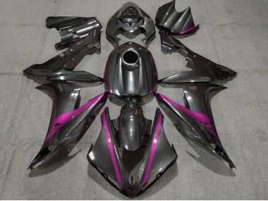 Kohlefaser Stil Mit Pink 2004-2006 Yamaha R1 Motorrad Verkleidungen