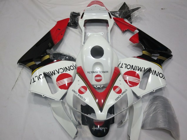 Konica Minolta 2003-2004 Honda CBR600RR Motorrad Verkleidungen Konica Minolta 2003-2004 Honda CBR600RR Motorrad Verkleidungen
