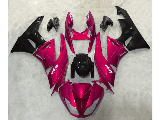 Kräftiges Rot Glänzend 2009-2012 Kawasaki ZX6R Motorrad Verkleidungen Kräftiges Rot Glänzend 2009-2012 Kawasaki ZX6R Motorrad Verkleidungen