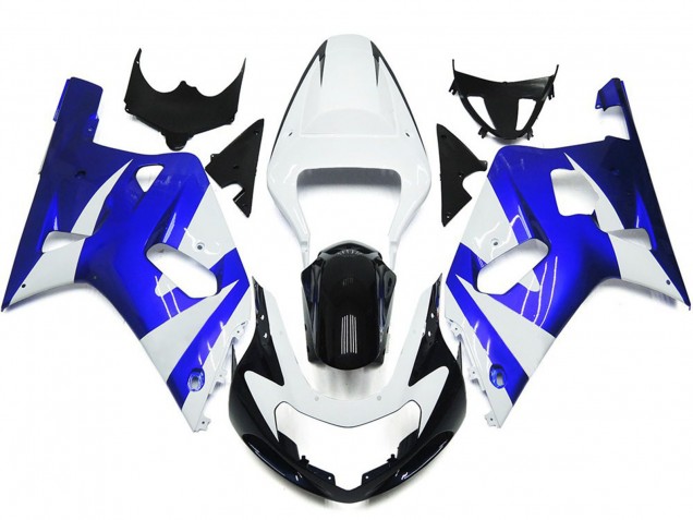 Leuchtend Blau & Weiß OEM Stil 2001-2003 Suzuki GSXR 600-750 Motorrad Verkleidungen Leuchtend Blau & Weiß OEM Stil 2001-2003 Suzuki GSXR 600-750 Motorrad Verkleidungen
