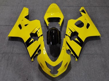 Leuchtend Gelb Glänzend Custom OEM Stil 2004-2005 Suzuki GSXR 600-750 Motorrad Verkleidungen