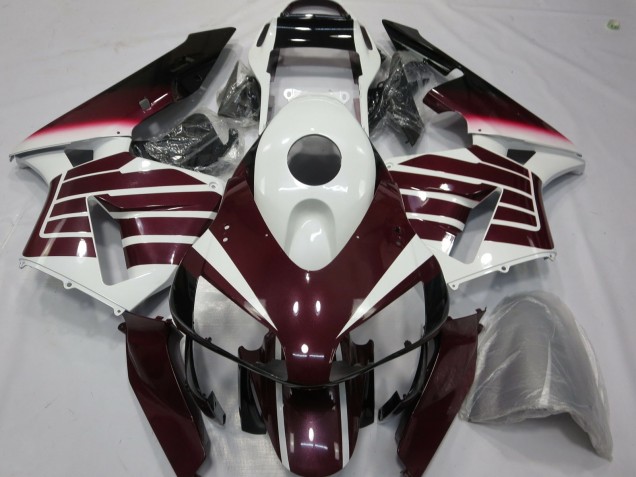 Lila & Weiß 2003-2004 Honda CBR600RR Motorrad Verkleidungen Lila & Weiß 2003-2004 Honda CBR600RR Motorrad Verkleidungen