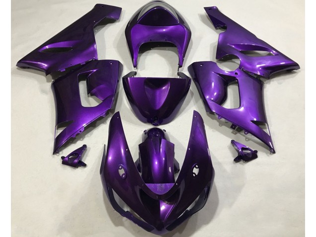 Lila 2005-2006 Kawasaki ZX6R Motorrad Verkleidungen Lila 2005-2006 Kawasaki ZX6R Motorrad Verkleidungen