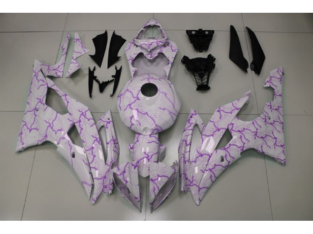 Lila Beleuchtung 2008-2016 Yamaha R6 Motorrad Verkleidungen Lila Beleuchtung 2008-2016 Yamaha R6 Motorrad Verkleidungen