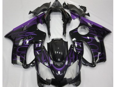 Lila Flamme 2004-2007 Honda CBR600 F4i Motorrad Verkleidungen