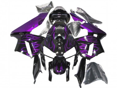 Lila Flamme 2005-2006 Honda CBR600RR Motorrad Verkleidungen