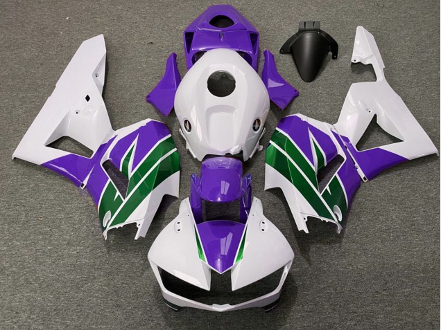Lila & Glänzendes Grün 2013-2023 Honda CBR600RR Motorrad Verkleidungen Lila & Glänzendes Grün 2013-2023 Honda CBR600RR Motorrad Verkleidungen