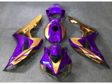 Lila-Gold 2006-2007 Honda CBR1000RR Motorrad Verkleidungen