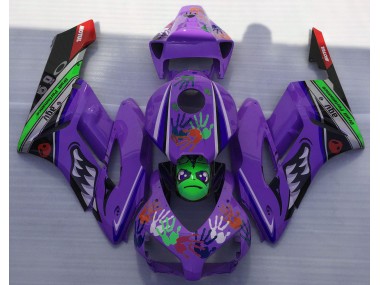 Lila Hai 2004-2005 Honda CBR1000RR Motorrad Verkleidungen