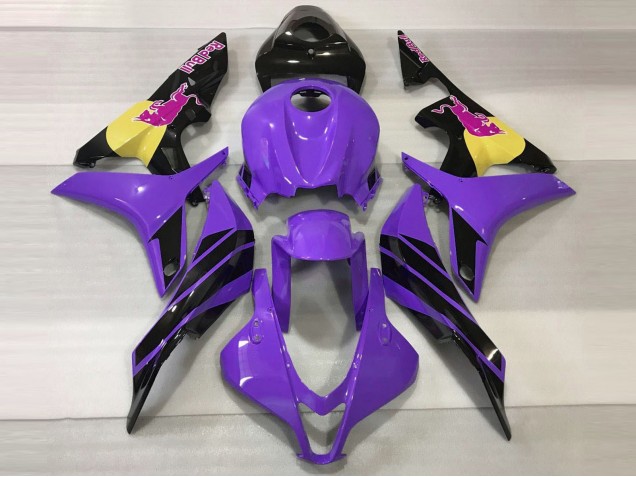 Lila & Rosa Stier 2007-2008 Honda CBR600RR Motorrad Verkleidungen Lila & Rosa Stier 2007-2008 Honda CBR600RR Motorrad Verkleidungen