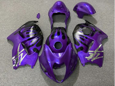 Lila & Schwarz 1997-2007 Suzuki GSXR 1300 Motorrad Verkleidungen