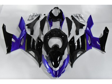 Lila & Schwarz 2018-2023 Kawasaki Ninja 400 Motorrad Verkleidungen