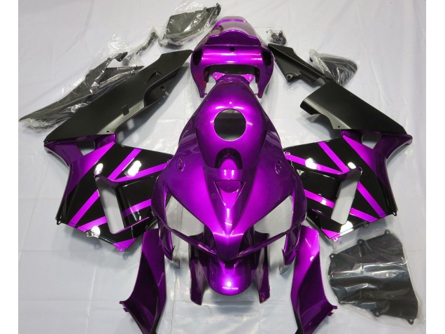 Lila-Schwarz-Design 2005-2006 Honda CBR600RR Motorrad Verkleidungen
