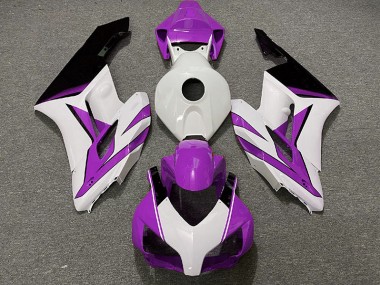 Lila Weiß & Schwarz Glänzend 2004-2005 Honda CBR1000RR Motorrad Verkleidungen