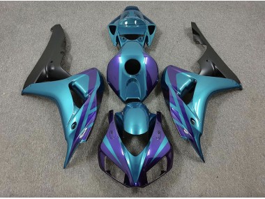 Lila & Smaragd 2006-2007 Honda CBR1000RR Motorrad Verkleidungen