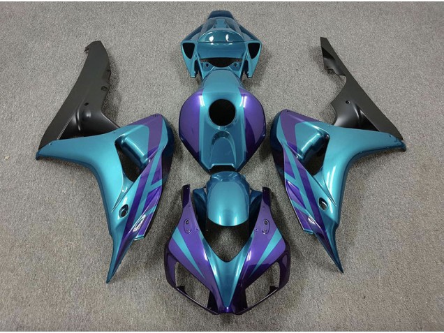 Lila & Smaragd 2006-2007 Honda CBR1000RR Motorrad Verkleidungen