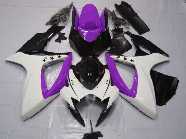 Lila Stern 2006-2007 Suzuki GSXR 600-750 Motorrad Verkleidungen