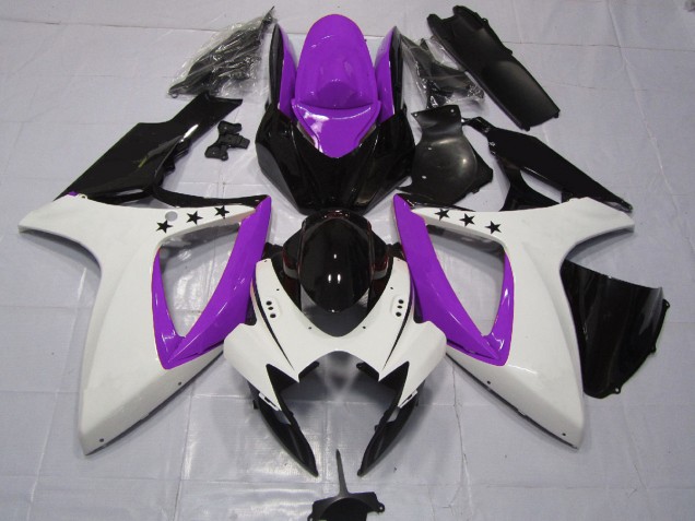 Lila Stern 2006-2007 Suzuki GSXR 600-750 Motorrad Verkleidungen Lila Stern 2006-2007 Suzuki GSXR 600-750 Motorrad Verkleidungen