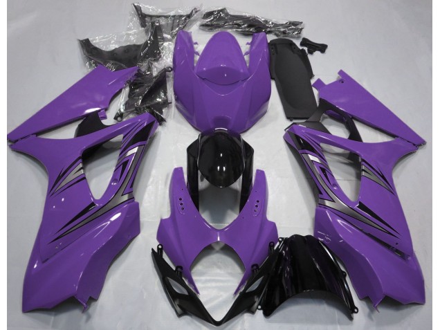 Lila-Stil OEM 2007-2008 Suzuki GSXR 1000 Motorrad Verkleidungen