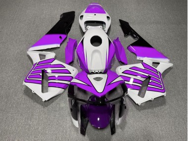 Lila-Weiße Flügel 2005-2006 Honda CBR600RR Motorrad Verkleidungen