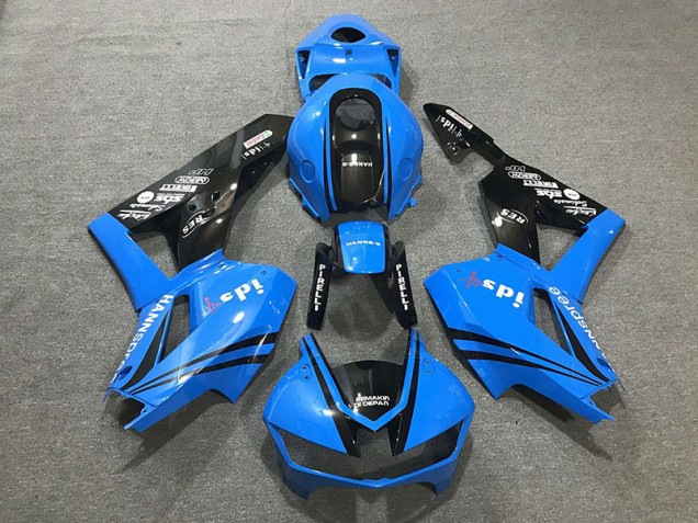 Logos In Glänzendem Blau 2013-2023 Honda CBR600RR Motorrad Verkleidungen Logos In Glänzendem Blau 2013-2023 Honda CBR600RR Motorrad Verkleidungen