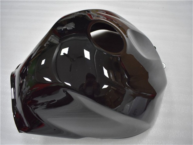 Suzuki GSXR 600/750 Motorrad Verkleidung 2004-2005 - Glanzendes Schwarz Rot Streifen