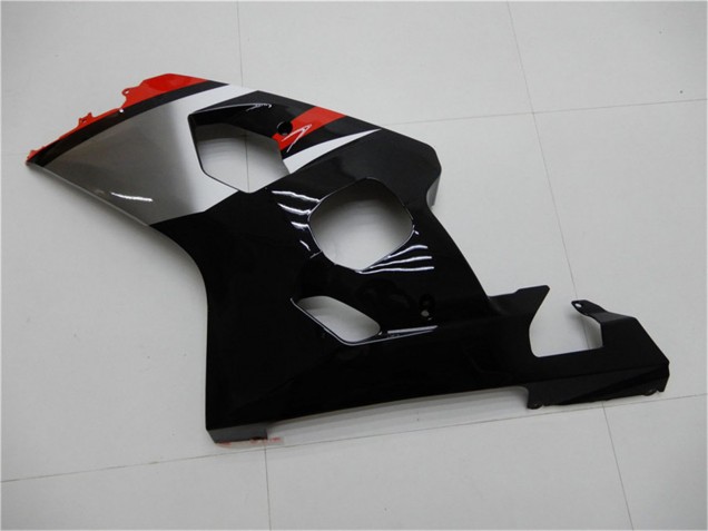 Suzuki GSXR 600/750 Motorrad Verkleidung 2004-2005 - Rot Silber Schwarz