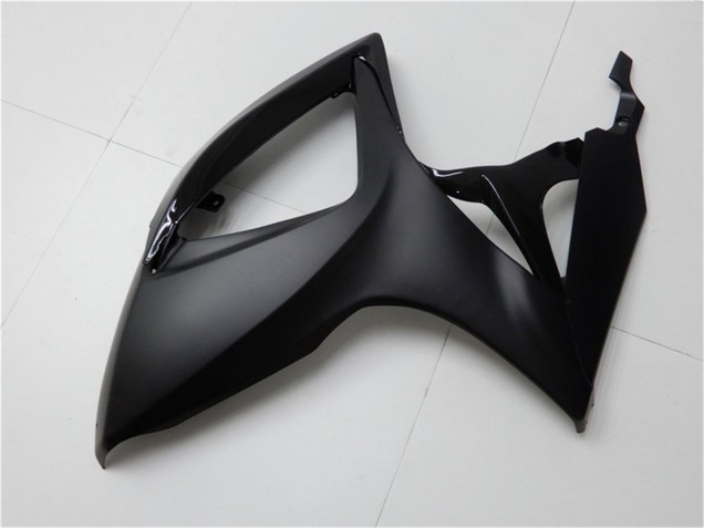 Suzuki GSXR 600/750 Motorrad Verkleidung 2006-2007 - Matt Schwarz Glanzendes Schwarz