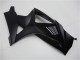 Suzuki GSXR 1000 Motorrad Verkleidung 2007-2008 - Glanzendes Schwarz Matt Schwarz Kein Aufkleber