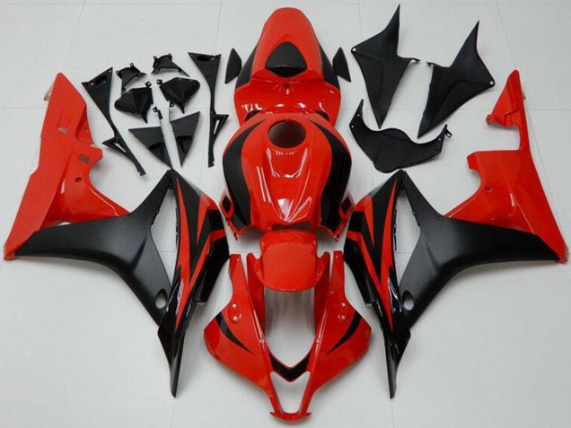 Honda CBR600RR Motorrad Verkleidung 2007-2008 - Rot Matt Schwarz