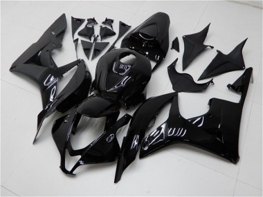 Honda CBR600RR Motorrad Verkleidung 2007-2008 - Glanzendes Schwarz