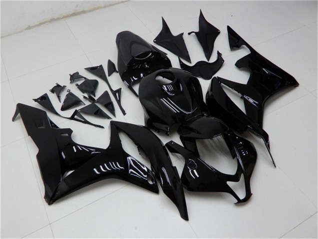 Honda CBR600RR Motorrad Verkleidung 2007-2008 - Glanzendes Schwarz