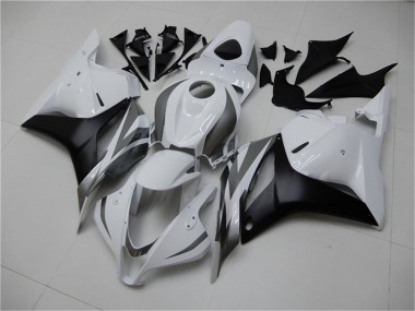 Honda CBR600RR Motorrad Verkleidung 2009-2012 - Weiss Grau Matt Schwarz