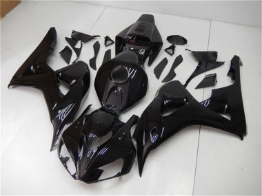 Honda CBR1000RR Motorrad Verkleidung 2006-2007 - Glanzendes Schwarz