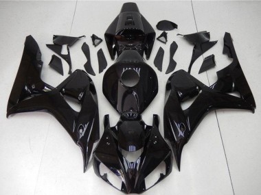 Honda CBR1000RR Motorrad Verkleidung 2006-2007 - Glanzendes Schwarz