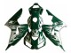 Honda CBR1000RR Motorrad Verkleidung 2006-2007 - Weiss Grun Flamme