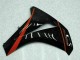 Honda CBR1000RR Motorrad Verkleidung 2008-2011 - Glanzendes Schwarz Rot
