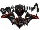Honda CBR1000RR Motorrad Verkleidung 2008-2011 - Glanzendes Schwarz Rot