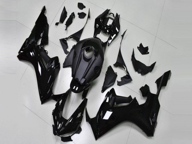 Honda CBR1000RR Motorrad Verkleidung 2017-2023 - Glanzendes Schwarz Matt Schwarz