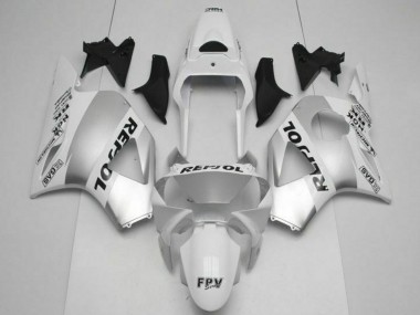 Honda CBR900RR 954RR Motorrad Verkleidung 2002-2003 - Weiss Silber Schwarz Repsol
