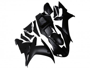 Yamaha YZF R1 Motorrad Verkleidung 2002-2003 - Matt Schwarz