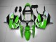 Kawasaki ZX6R Motorrad Verkleidung Kit 2000-2002 - Grun Weiss Schwarz