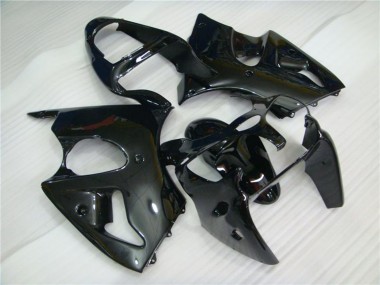 Kawasaki ZX6R Motorrad Verkleidung 2000-2002 - Glanzendes Schwarz