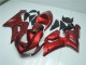 Kawasaki ZX6R Motorrad Verkleidung 2005-2006 - Bonbon Rot