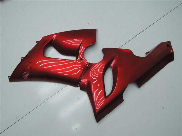 Kawasaki ZX6R Motorrad Verkleidung 2005-2006 - Bonbon Rot