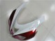 Kawasaki ZX6R Motorrad Verkleidung 2007-2008 - Weiss Schwarz Rot