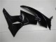 Kawasaki ZX6R Motorrad Verkleidung 2009-2012 - Glanzendes Schwarz