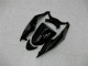 Kawasaki ZX6R Motorrad Verkleidung 2009-2012 - Glanzendes Schwarz Grun