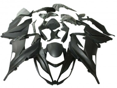 Kawasaki ZX6R Motorrad Verkleidung Kit 2013-2018 - Matt Schwarz